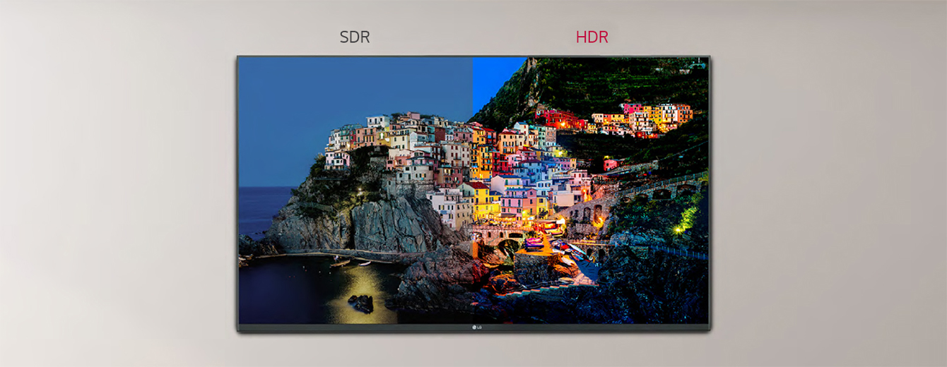 Màu sắc hiển thị sống động được hỗ trợ bởi HDR