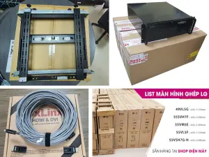 dịch vụ lắp đặt và cho thuê màn hình ghép lcd led