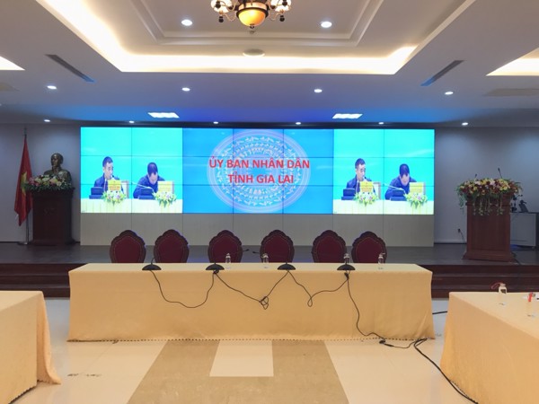 Triển khai lắp đặt màn hình ghép cho trung tâm điều hành