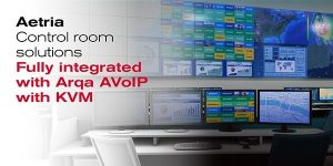 Hệ thống Arqa AVoIP tích hợp hoàn toàn với các giải pháp Aetria