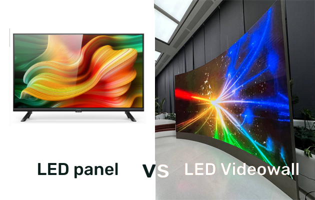 videowall led vs led panel