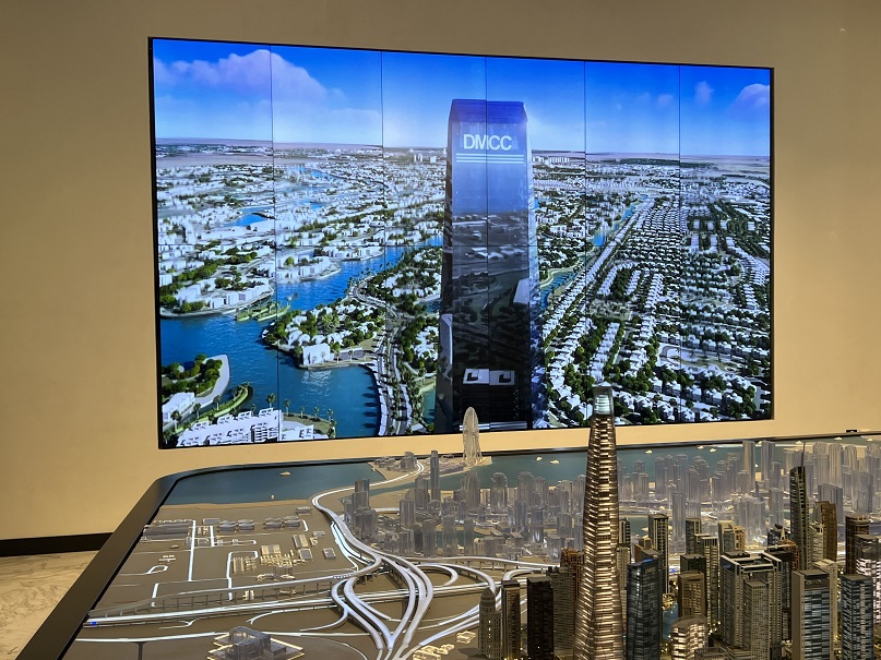 Almas Tower sử dụng video wall LG