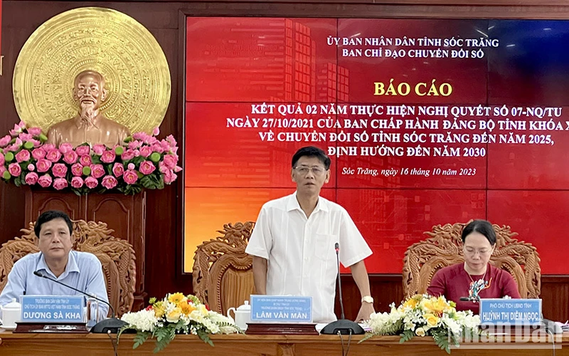 Sóc Trăng chuyển đổi số 