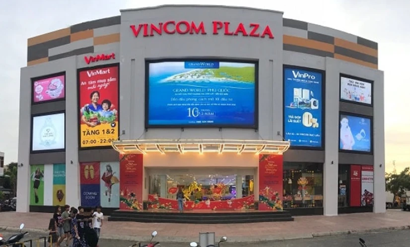 Hệ thống màn hình LED tại trung tâm thương mại Vincom tại Bạc Liêu