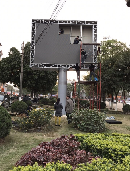 Thi công màn hình Led ngoài trời