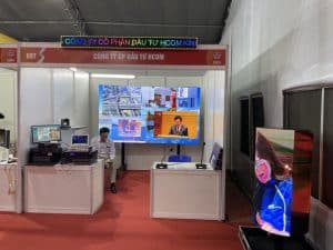 Gian hàng của HCOM tại Vietbuild Hà Nội lần 1 năm 2024