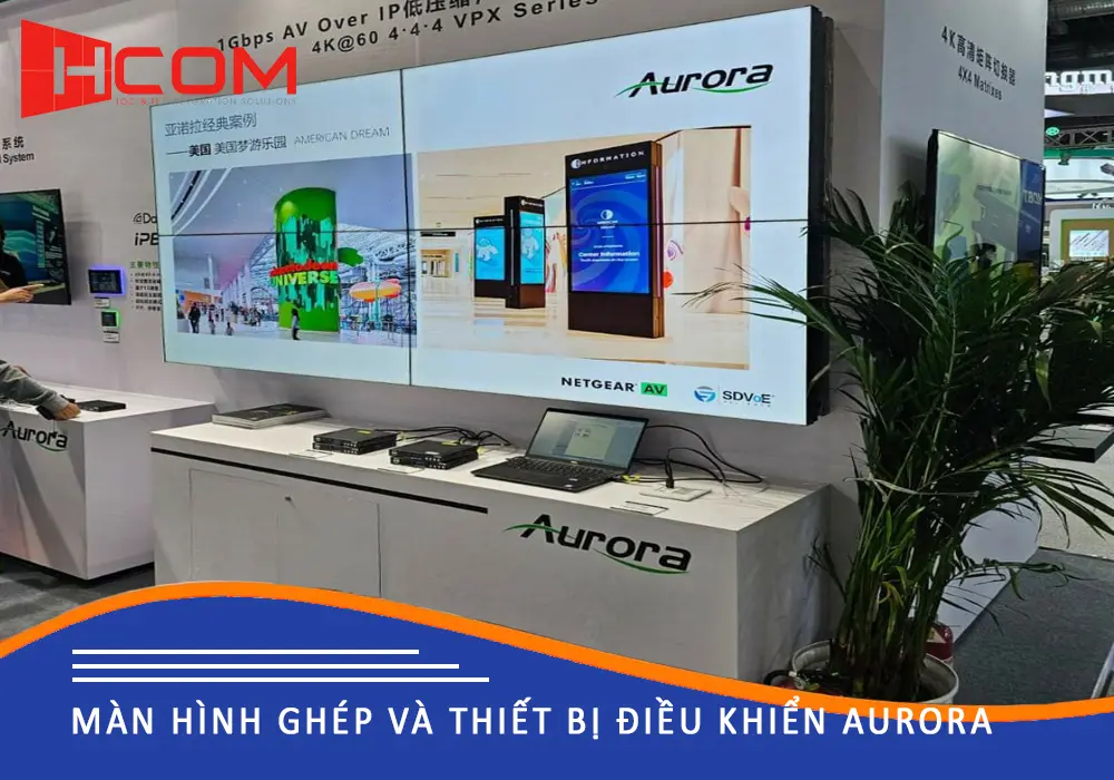 Màn hình ghép và Aurora