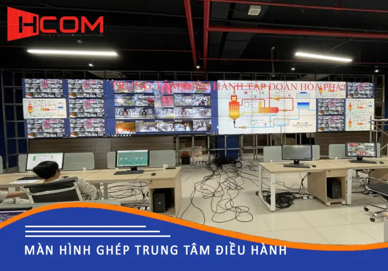 Màn hình ghép cho trung tâm điều hành và giám sát
