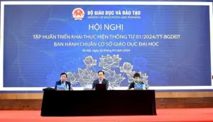 Màn hình cho Bộ Giáo dục đào tạo