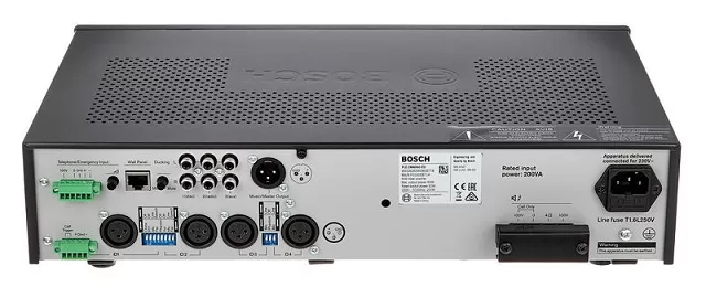 Mặt sau Amply Bosch PLE-1MA060-EU
