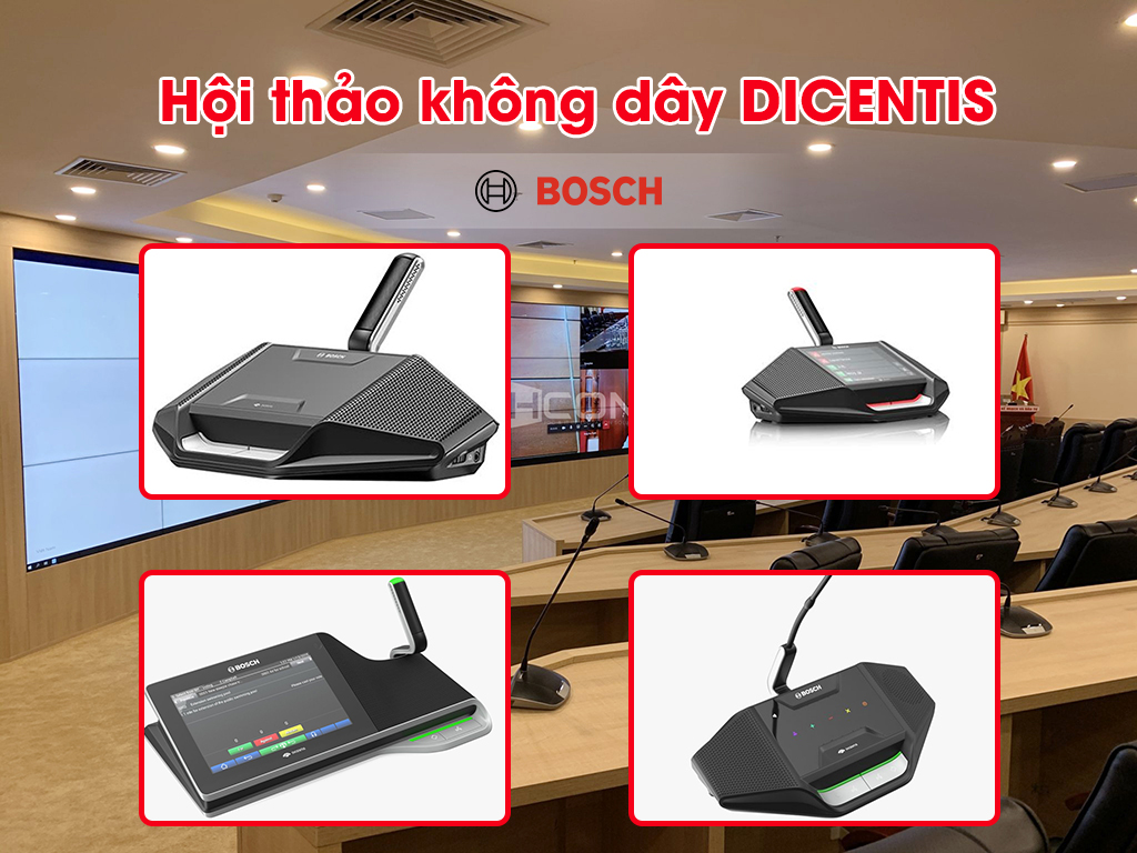 DICENTIS &#8211; Giải pháp tối ưu cho hội thảo chuyên nghiệp
