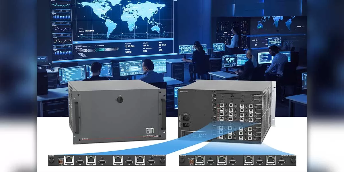 Extron ra mắt thẻ DTP3 cho bộ xử lý Videowall Quantum Ultra II