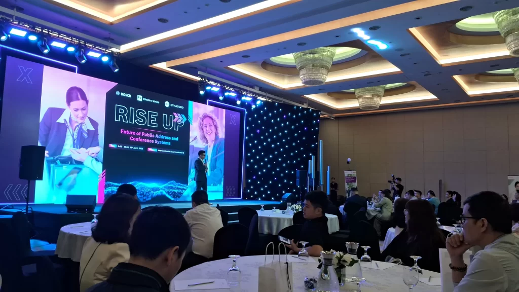 BOSCH &#8211; RISE UP The Future of Public Address and Conference Systems