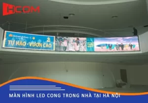 Màn hình LED cong trong nhà tại Vietnam Airlines