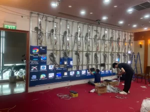 Dự án siêu màn hình LED P2 20m vuông cho hội trường
