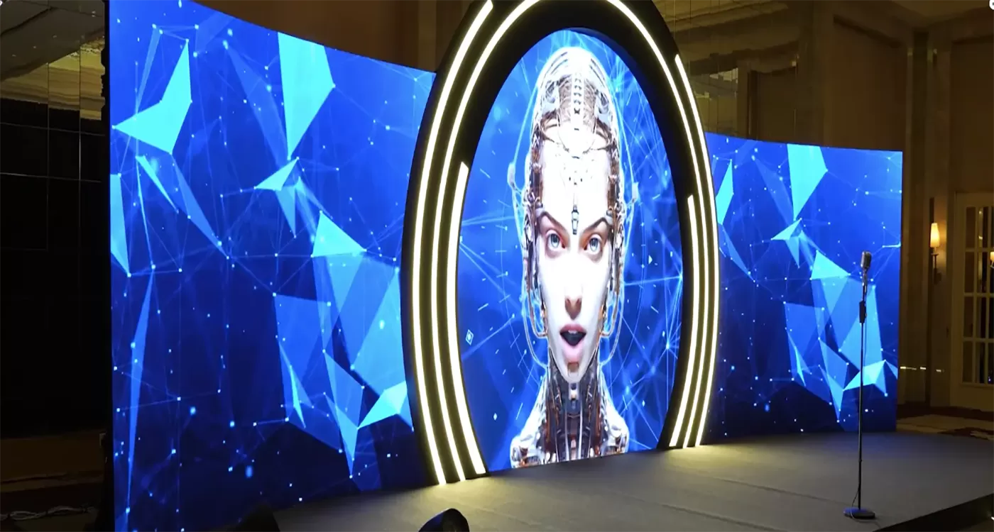 AI with LED screen display All in One