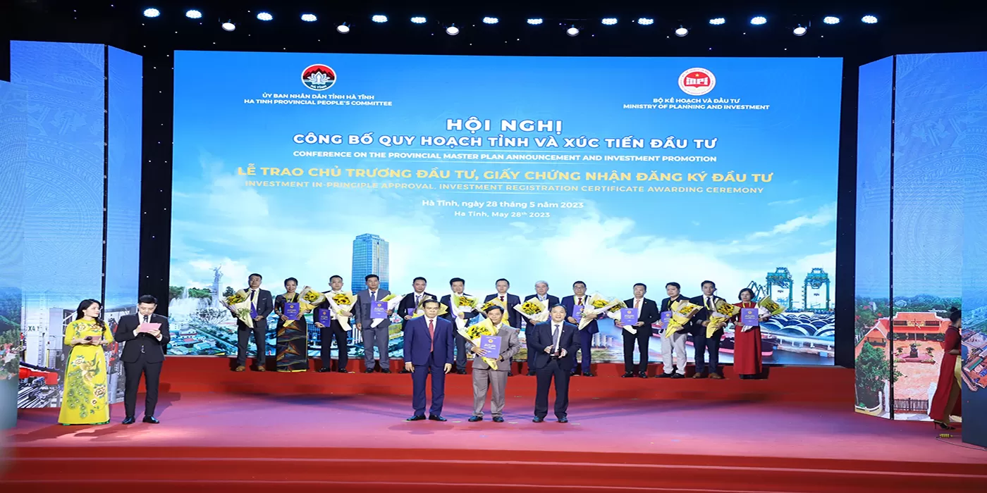 Màn hình LED tại UBND tỉnh Hà Tĩnh