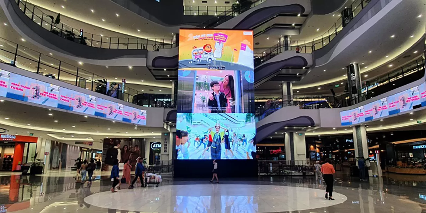 Màn hình LED quảng cáo tại Aeon Hà Đông