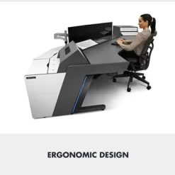 E-Type II Plus – Bàn Điều Khiển Phòng Phát Sóng (Fixed Height)