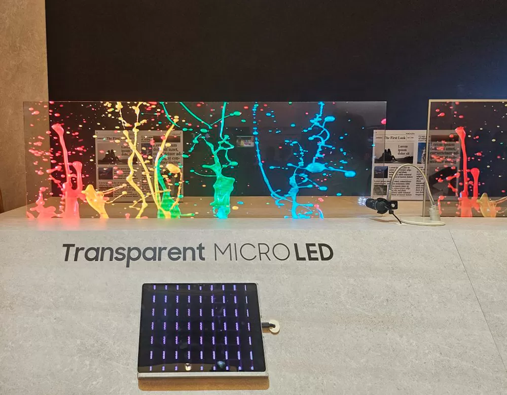 Màn hình Micro LED trong suốt