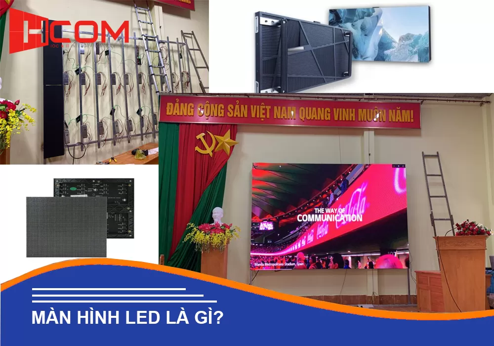 Màn hình LED hiển thị nội dung trình chiếu sắc nét cho doanh nghiệp và trung tâm thương mại