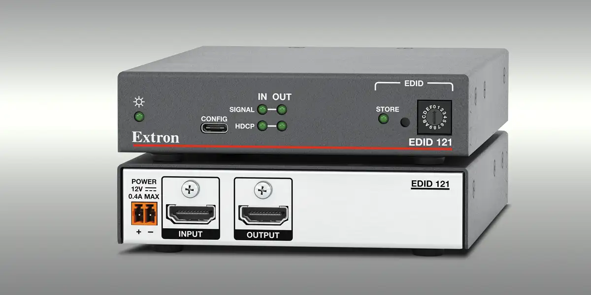 Bộ giả lập Extron EDID 121 hỗ trợ màn hình 8K