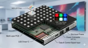 Cấu tạo modun của màn hình LED