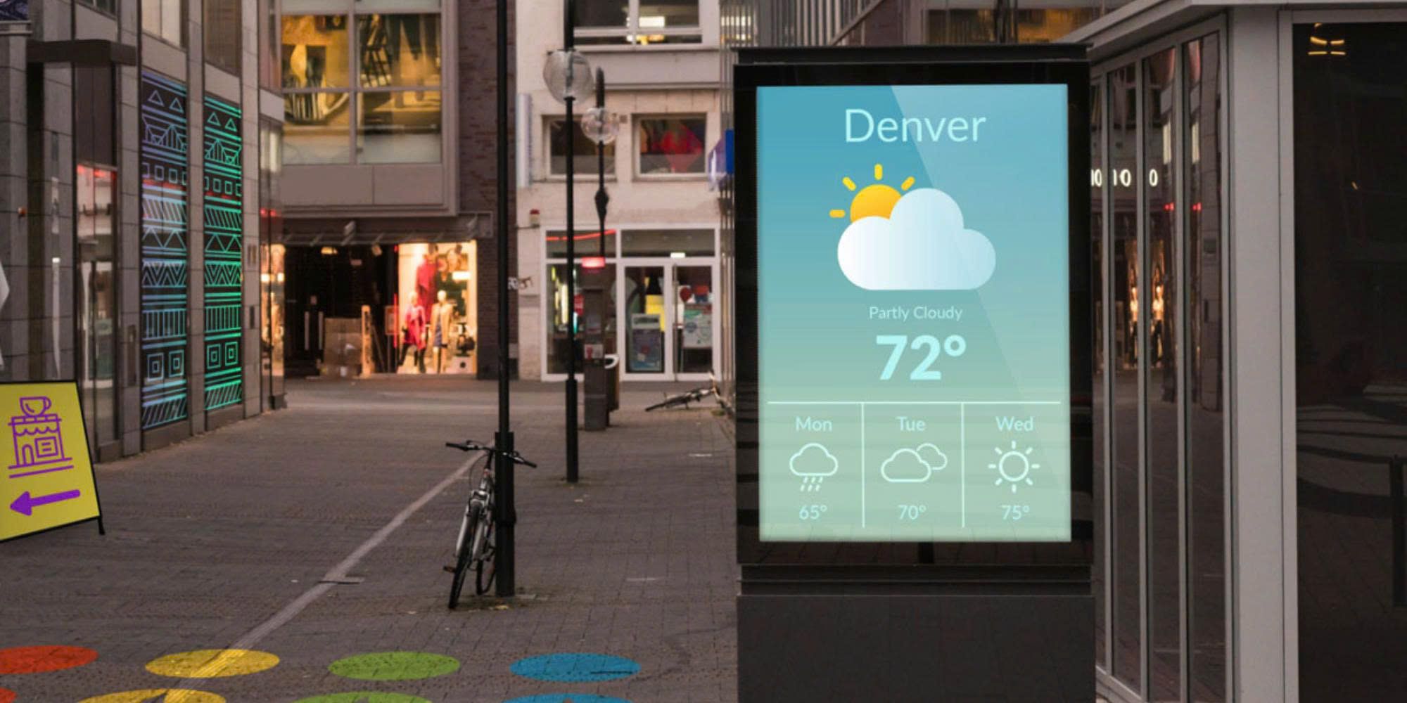 màn hình lcd signage ngoài trời