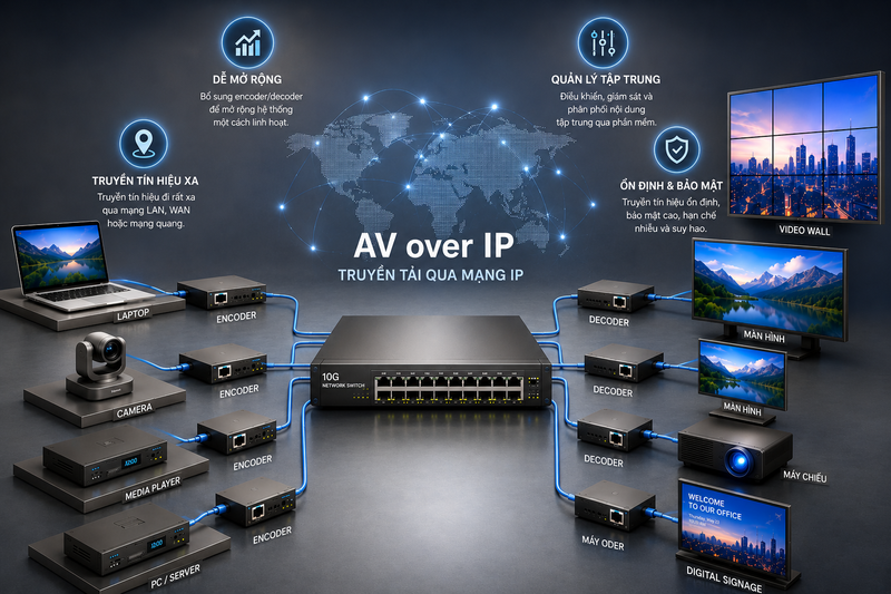 AV over IP ưu nhược điểm v1