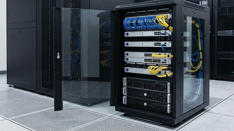 Kích thước tủ rack 12u