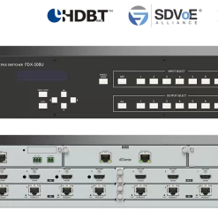IDK FDX-S08U – Bộ chuyển mạch ma trận Modular 4K 8x8