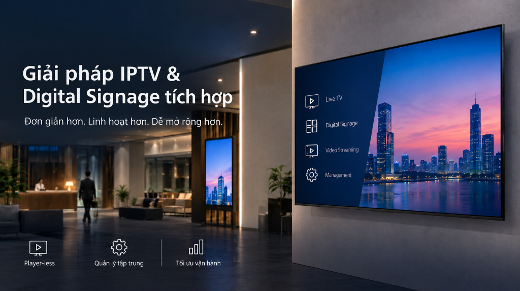 Sony và VITEC hợp tác tích hợp IPTV