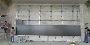 lắp đặt màn hình ghép