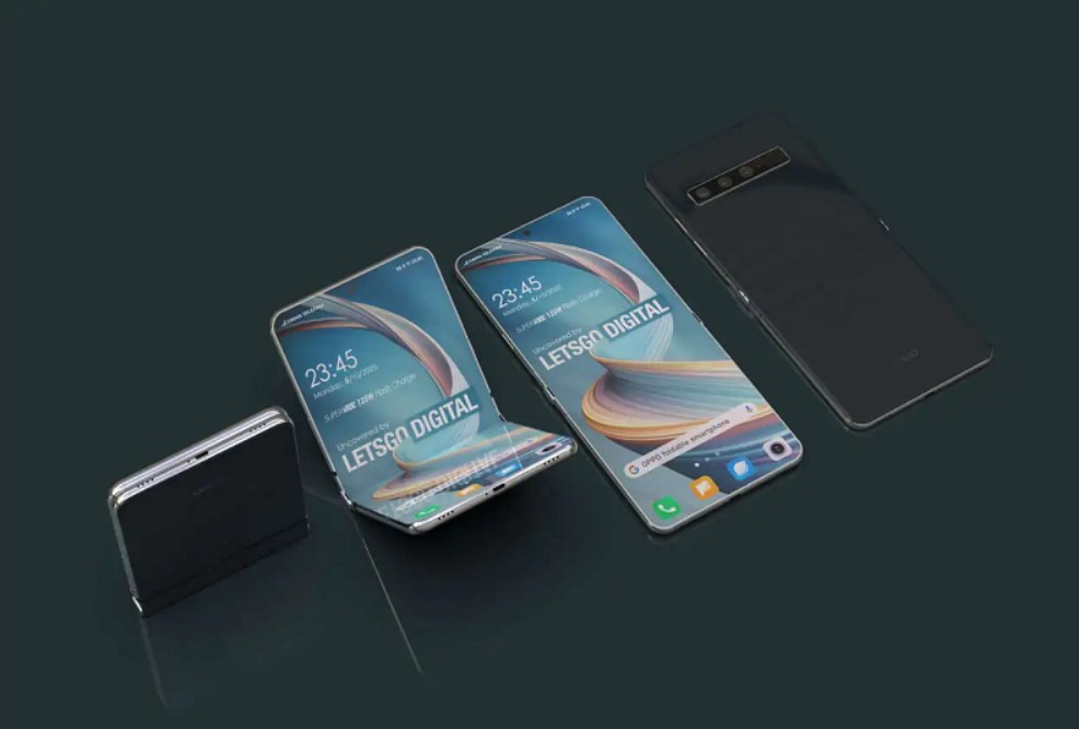 oppo màn hình gập dạng vỏ sò